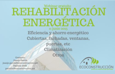 Rehabilitación Energética webinar banner