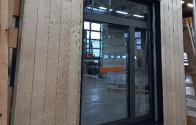Prefabrication of panels in the factory – installing joinery and cladding by Techniwood
