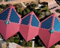 building photovoltaics city roof