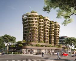 The new design project of "Piazza dei Navigatori" in Rome, Italy