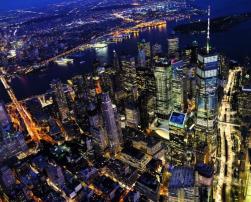 Overview of city landscape