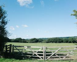 wales countryside fence farm