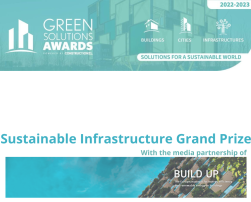 Sustainable Infrastructure Grand Prize banner from Construction 21