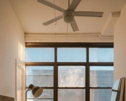 indoor fan room modern building
