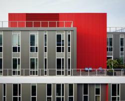 modern facade building houses