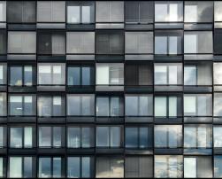 modern building facade window