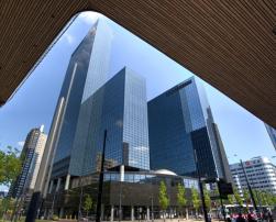 Modern buildings in Rotterdam