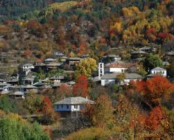 Houses in Kovachevitza, Bulgaria