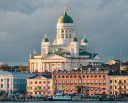 Helsinki cathedral and buildings