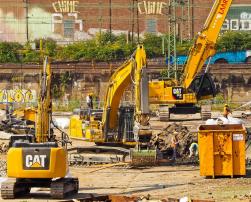 A demolition site