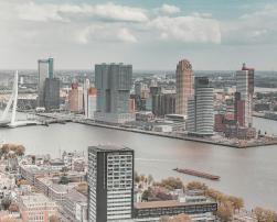 a view of Rotterdam