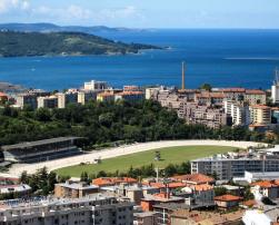 Overview of city of Trieste, Italy
