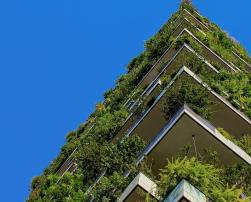 green roof facade building