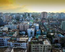 A view of Dhaka