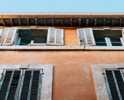 building old facade europe