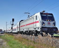 A Deutsche Bahn train