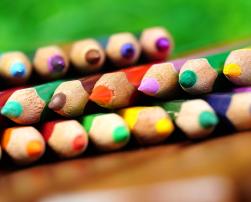 Coloured pencils