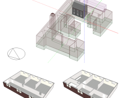 Image of building models of the demo sites