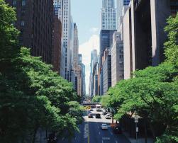 A view of a New York street