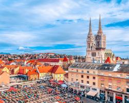 A view of Zagreb