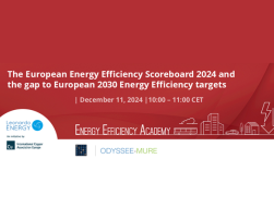 The European Energy Efficiency Scoreboard 2024 and the gap to European 2030 Energy Efficiency targets
