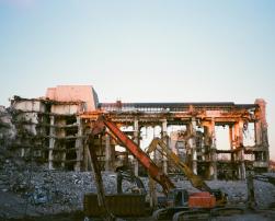 A demolition site