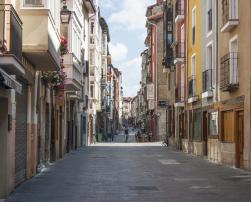 An alley in Gasteiz, Basque Country