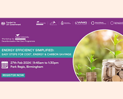Energy Efficiency Simplified: Easy Steps for Cost, Energy & Carbon Savings