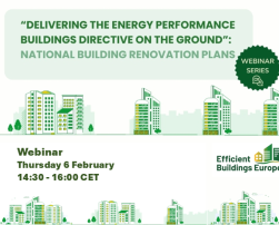 Efficient Buildings Europe | Webinar | Delivering the EPBD: National Building Renovation Plans