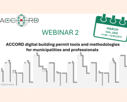 ACCORD 2nd Webinar on "Digital Building Permit Tools and Methodologies for Municipalities and Professionals"