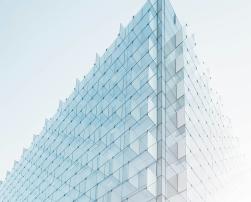 A glass tall building