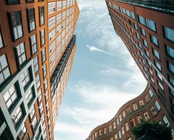 Modern buildings