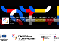 Workshop "Energy renovation for affordable housing in Europe: Supporting and learning from local initiatives"