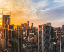 A view of Melbourne