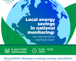 Local energy savings in national monitoring: can  standardised methods help?