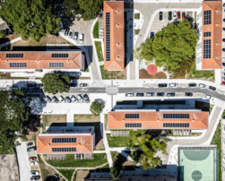 Cenital view of a neighbourhood