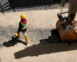 A construction worker