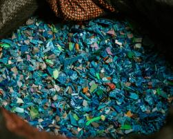 A bag containing plastic