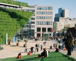 People in a public space