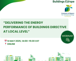Banner with main info on the webinar