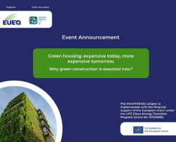 Green housing: expensive today, more expensive tomorrow. Why green construction is essential now?