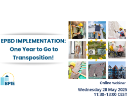 EPBD Implementation: One Year to Go to Transposition! 