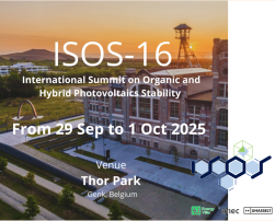 International Summit on Organic and Hybrid Photovoltaics Stability (ISOS)