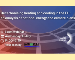 Decarbonising heating and cooling in the EU: an analysis of national energy and climate plans