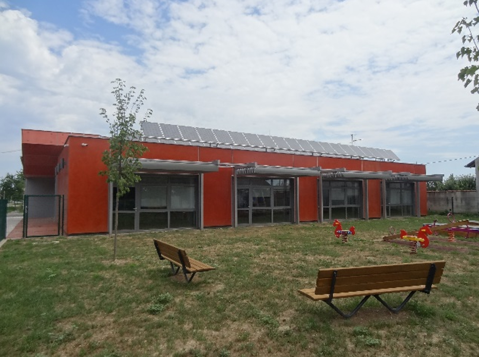 Second implementation of prefabricated modular façade panel from RAC: Kindergarten Ribica